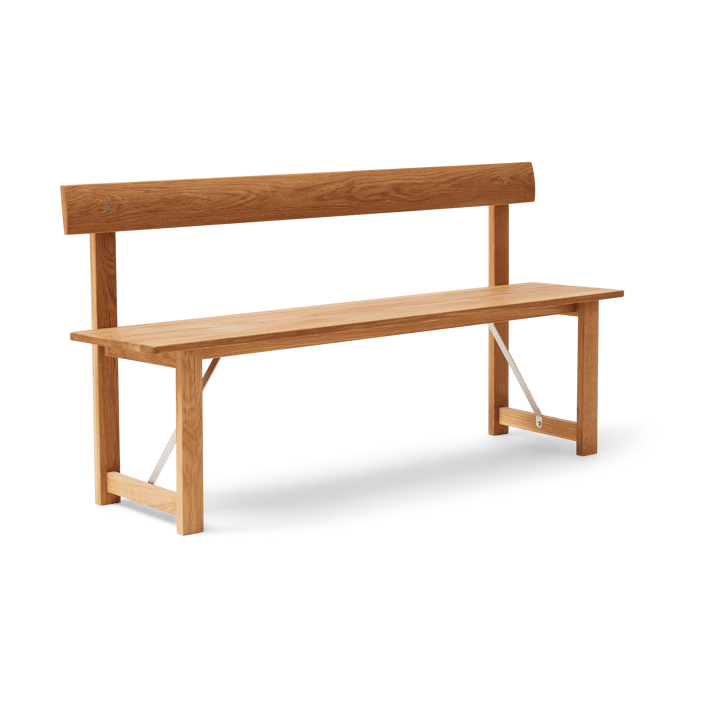 Position Bank 155 cm, Eiche-stahl Form & Refine