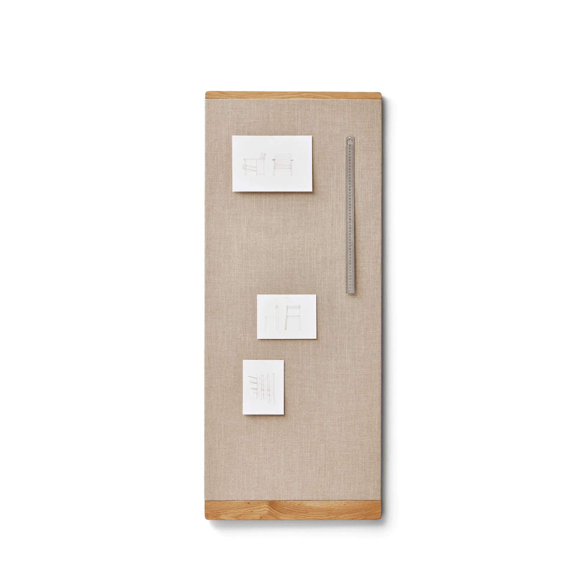 Rim Pinnwand 60x145 cm, Eiche Form & Refine