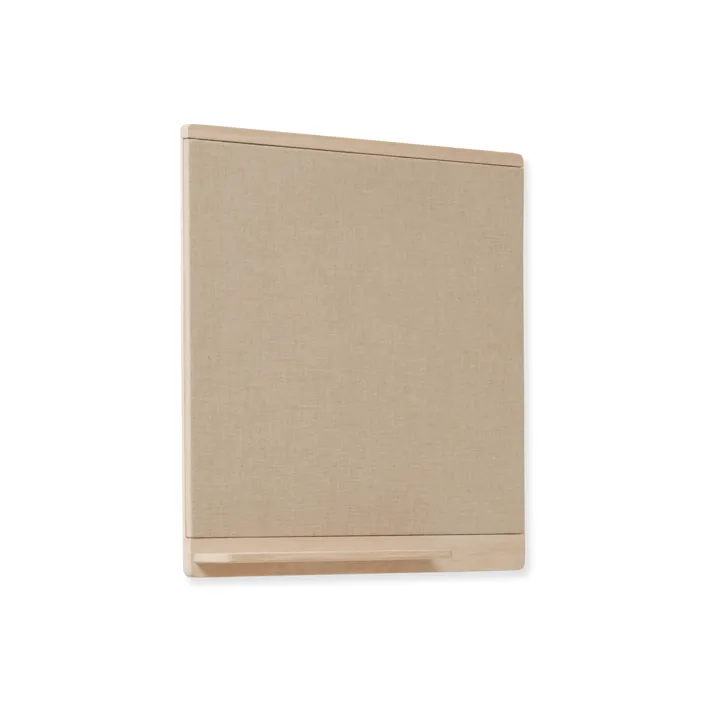 Rim Pinnwand 75x75 cm, Weiße Eiche Form & Refine