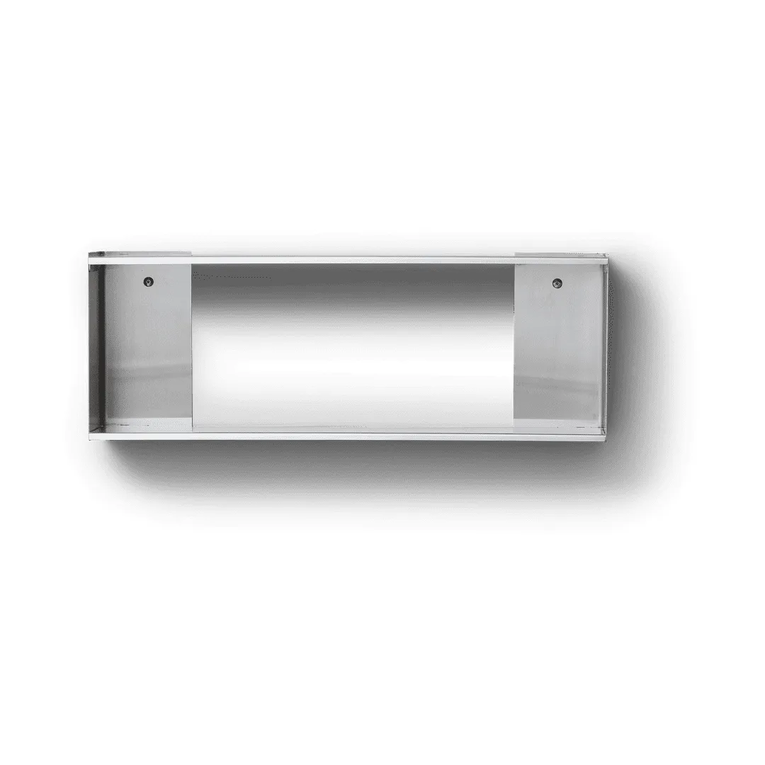 Taper-Aufbewahrungsregal 70x25 cm, Edelstahl Form & Refine