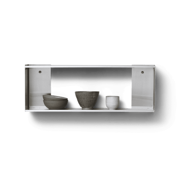 Taper-Aufbewahrungsregal 70x25 cm - Edelstahl - Form & Refine