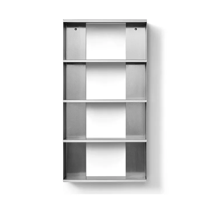 Taper Wandregal - Edelstahl, 50x98 cm - Form & Refine