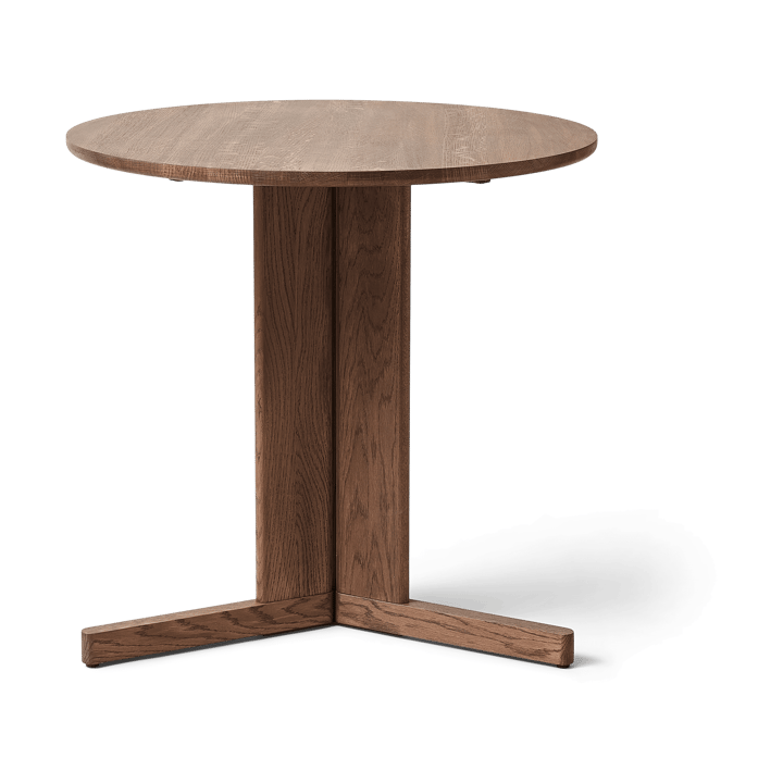 Trefoil Esstisch Ø75 cm - Geräucherte Eiche - Form & Refine