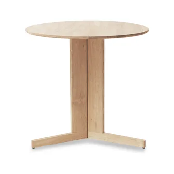 Trefoil Esstisch Ø75 cm - Weiße Eiche - Form & Refine