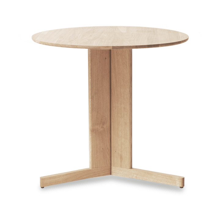 Trefoil Esstisch Ø75 cm - Weiße Eiche - Form & Refine