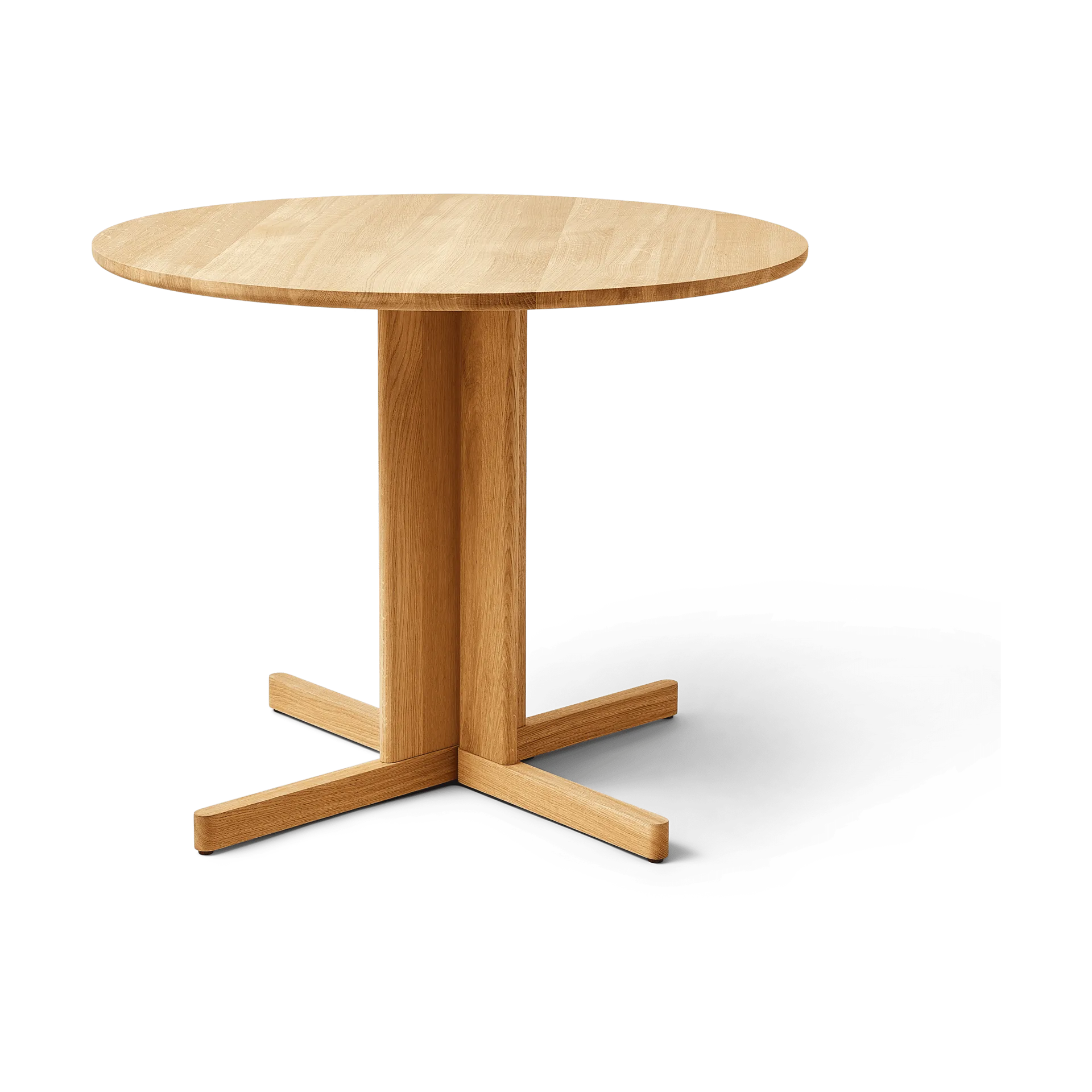 Trefoil Esstisch Ø90 cm, Eiche Form & Refine