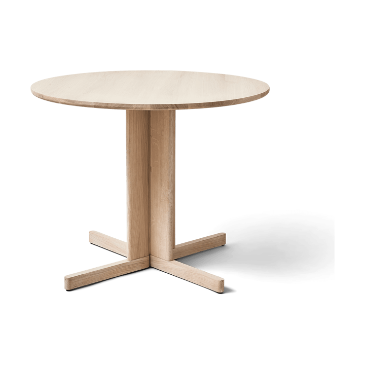 Trefoil Esstisch Ø90 cm - Weiße Eiche - Form & Refine
