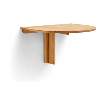 Trefoil wandmontiertes Tisch - Eiche - Form & Refine