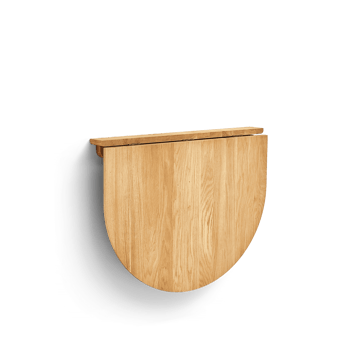 Trefoil wandmontiertes Tisch - Eiche - Form & Refine