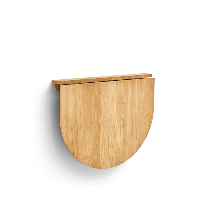 Trefoil wandmontiertes Tisch, Eiche Form & Refine