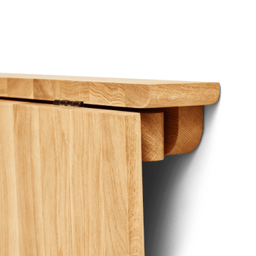 Trefoil wandmontiertes Tisch - Eiche - Form & Refine