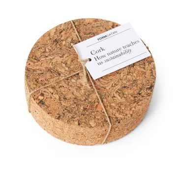 Cork Glasuntersetzer 4er Pack - Natur - Formgatan