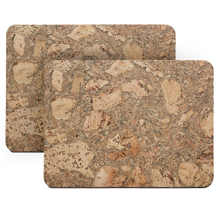 Cork Platzdecke 30 x 40cm 2er Pack - Natural - Formgatan