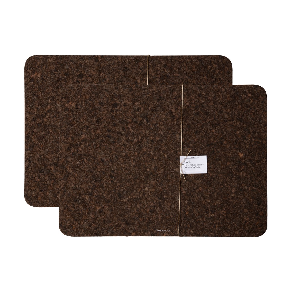 Formgatan Cork Platzdecke 30 x 40cm 2er Pack Smoked