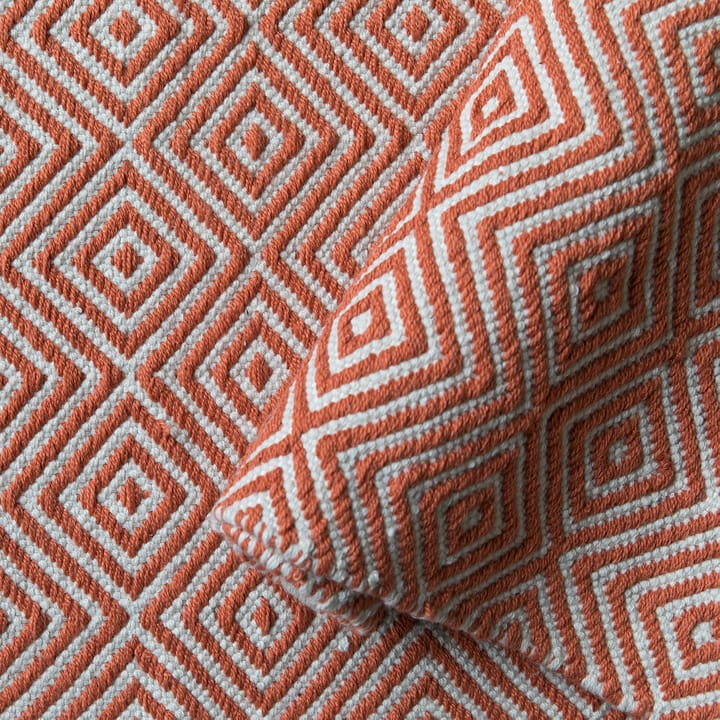 Diamond Teppich 140 x 200cm - Burnt orange - Formgatan