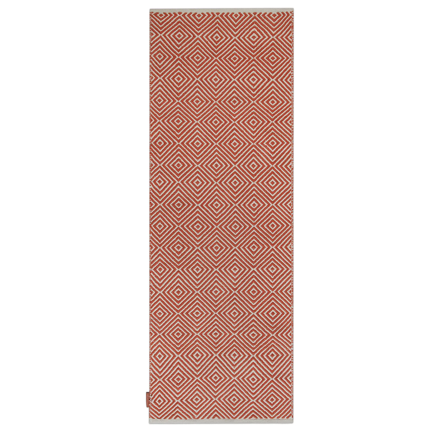 Diamond Teppich 70 x 200cm, Burnt orange Formgatan