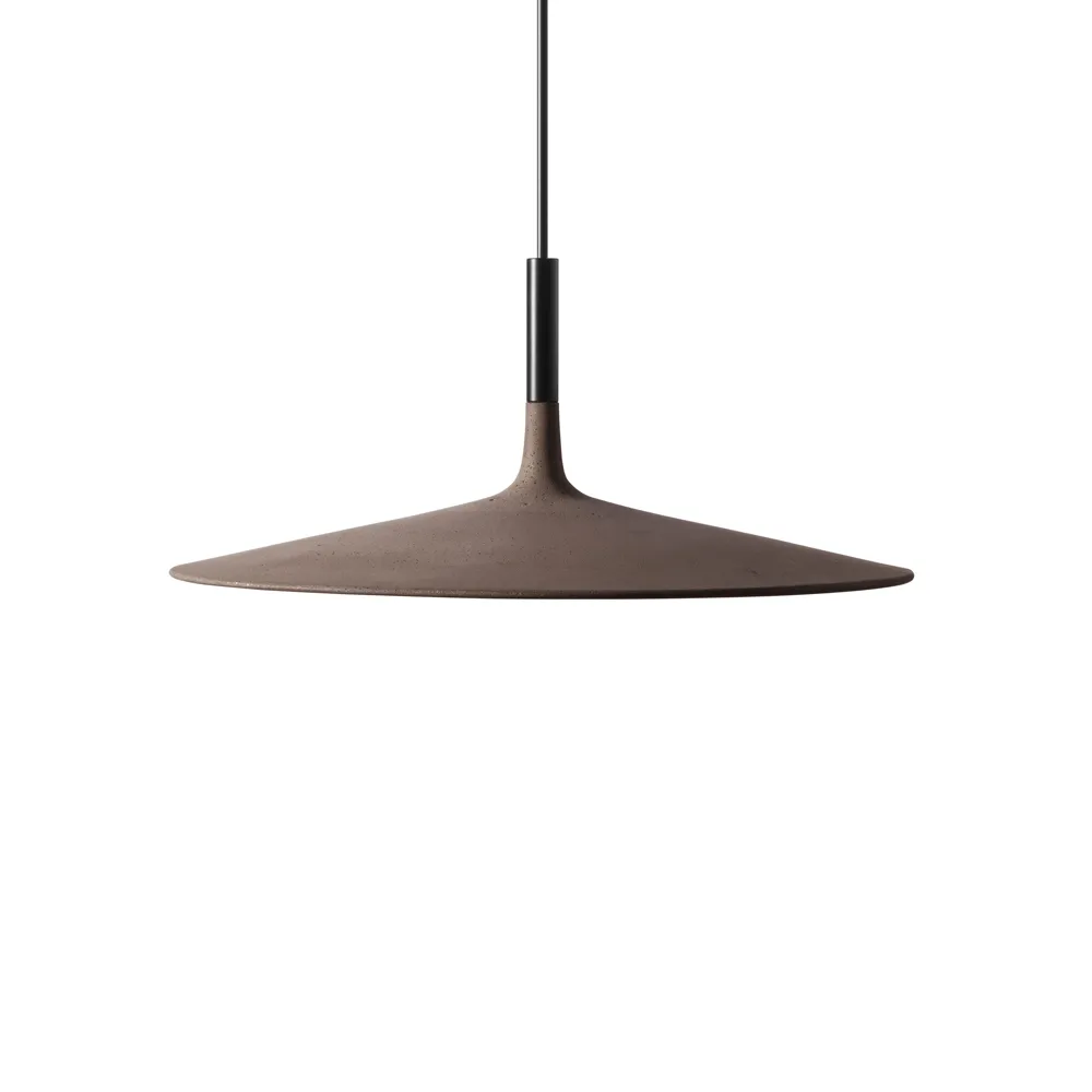 Aplomb Large Pendelleuchte, Brauner Beton Foscarini