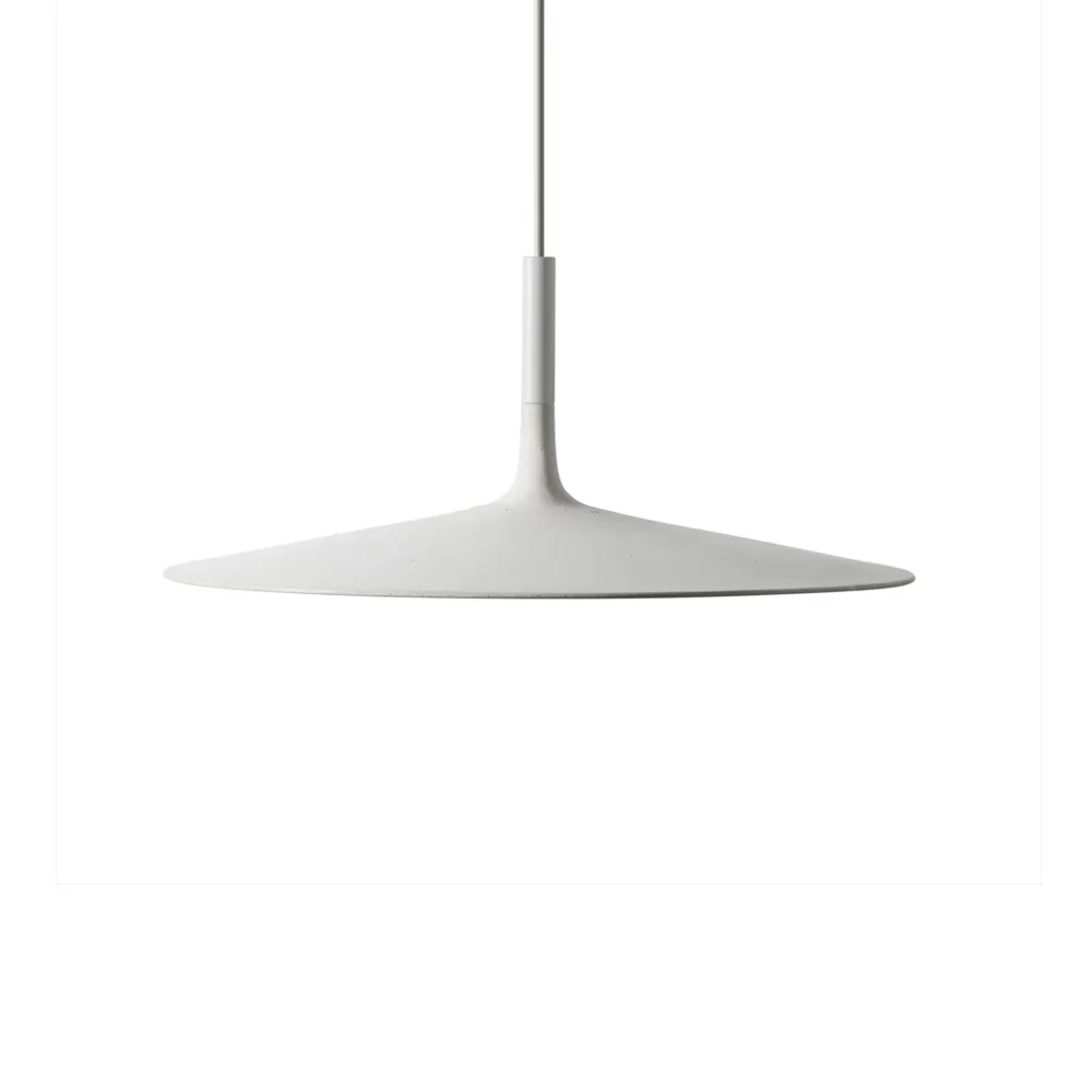 Aplomb Large Pendelleuchte, Weißer Beton Foscarini