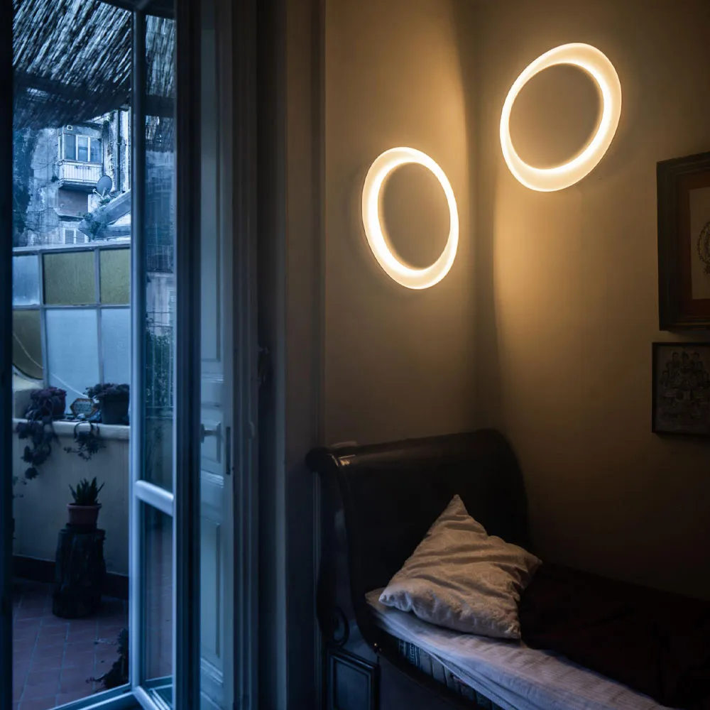 Bahia Mini Wandleuchte, weiß, LED Foscarini