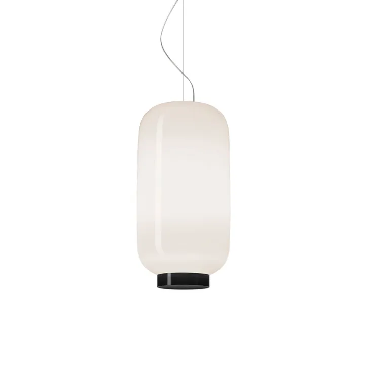 Chouchin 2 Reverse Pendelleuchte - weiß/schwarz - Foscarini