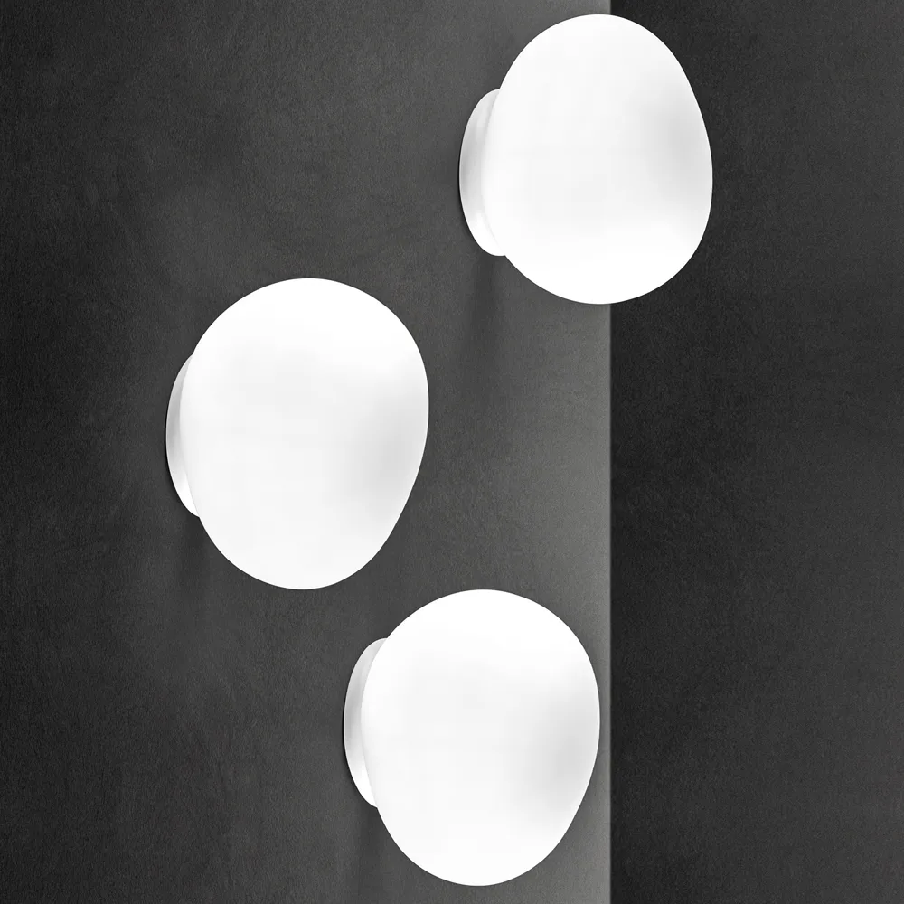 Gregg medium Wandleuchte, Weiß Foscarini