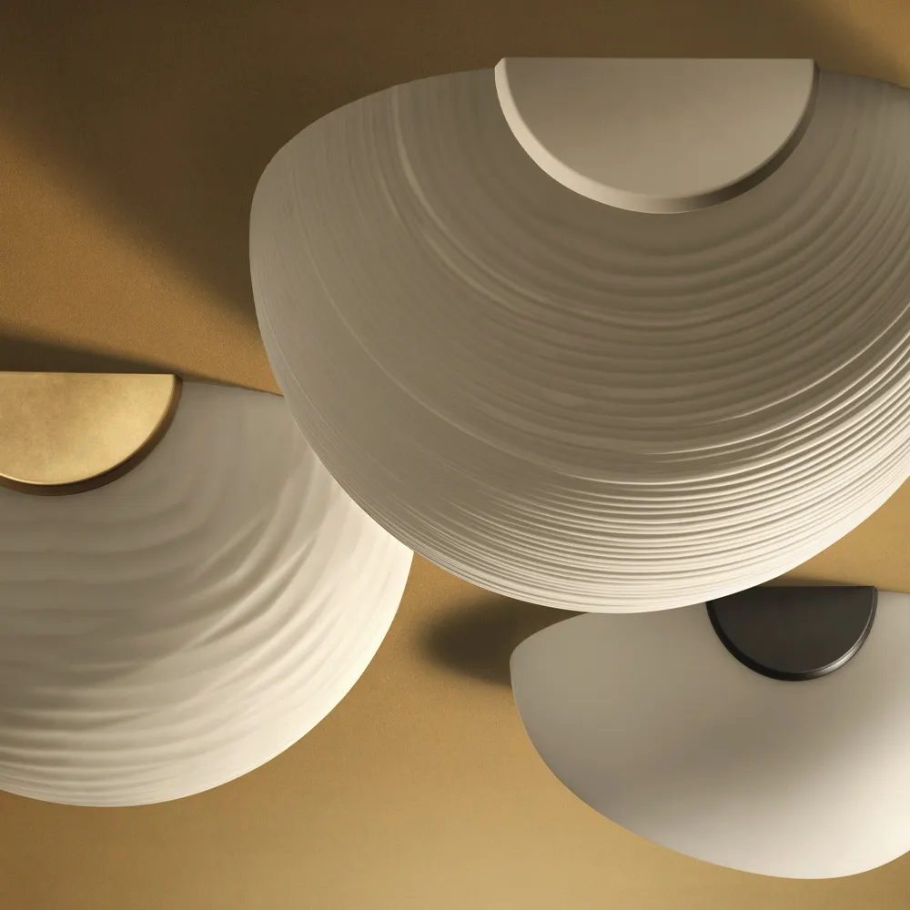 Gregg medium Wandleuchte, Weiß Foscarini