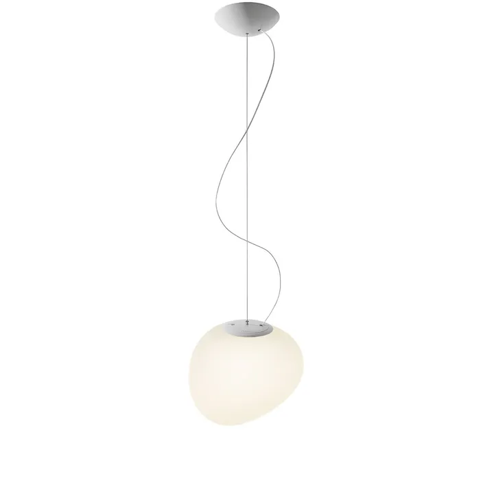 Gregg Midi Pendelleuchte - Weiß - Foscarini