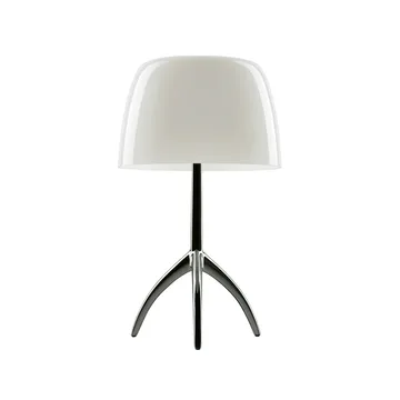 Lumiere Grande dimmbare Tischleuchte - warmweiß, schwarzchrom - Foscarini