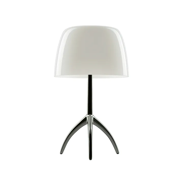 Lumiere Grande dimmbare Tischleuchte - warmweiß, schwarzchrom - Foscarini