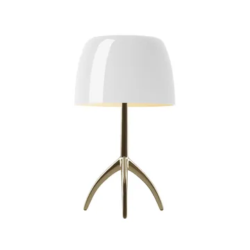 Lumiere Grande dimmbare Tischleuchte - weiß, Champagner - Foscarini