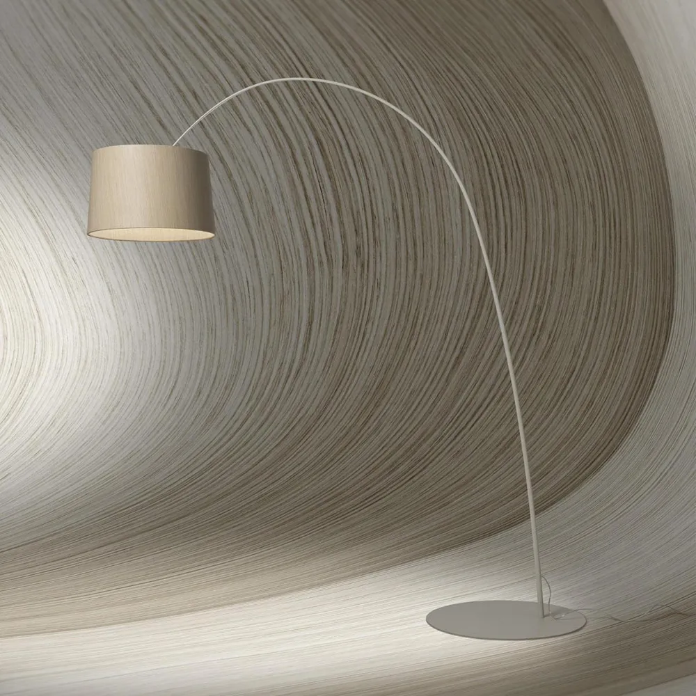 Twiggy Wood Stehleuchte, Greige Foscarini