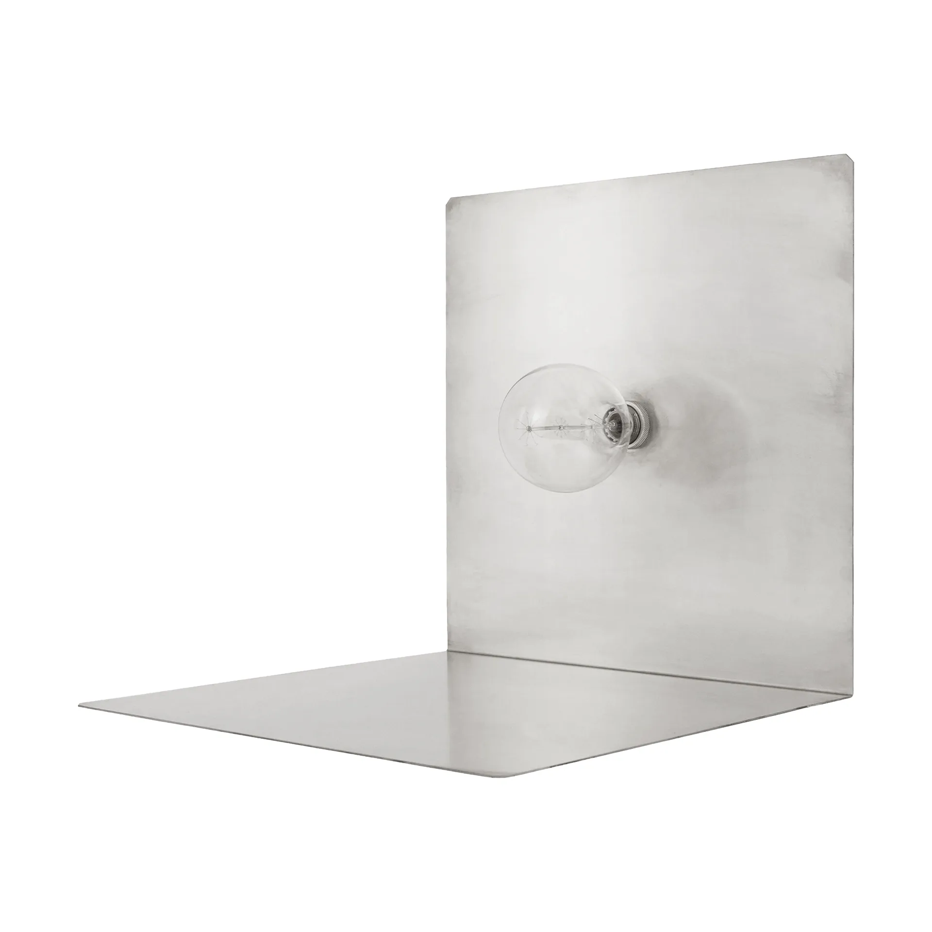 90° Floor Light Stehleuchte, Stainless steel FRAMA