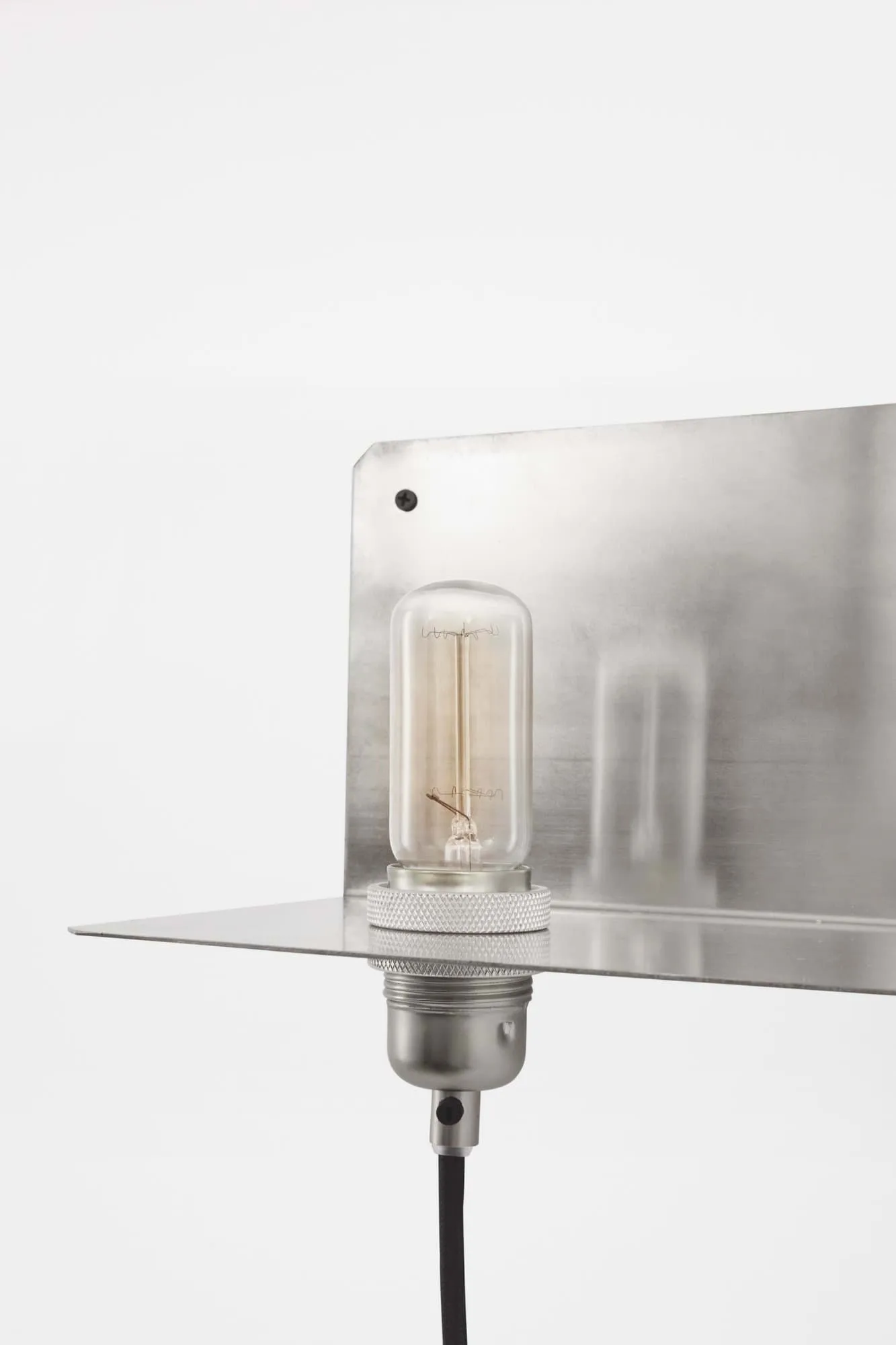 90° Wall Light Wandleuchte, Stainless steel FRAMA