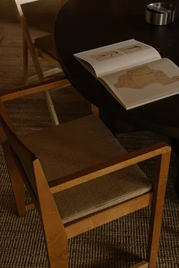Armrest Chair 01 Armlehnstuhl - Dunkelbraune Birke - FRAMA