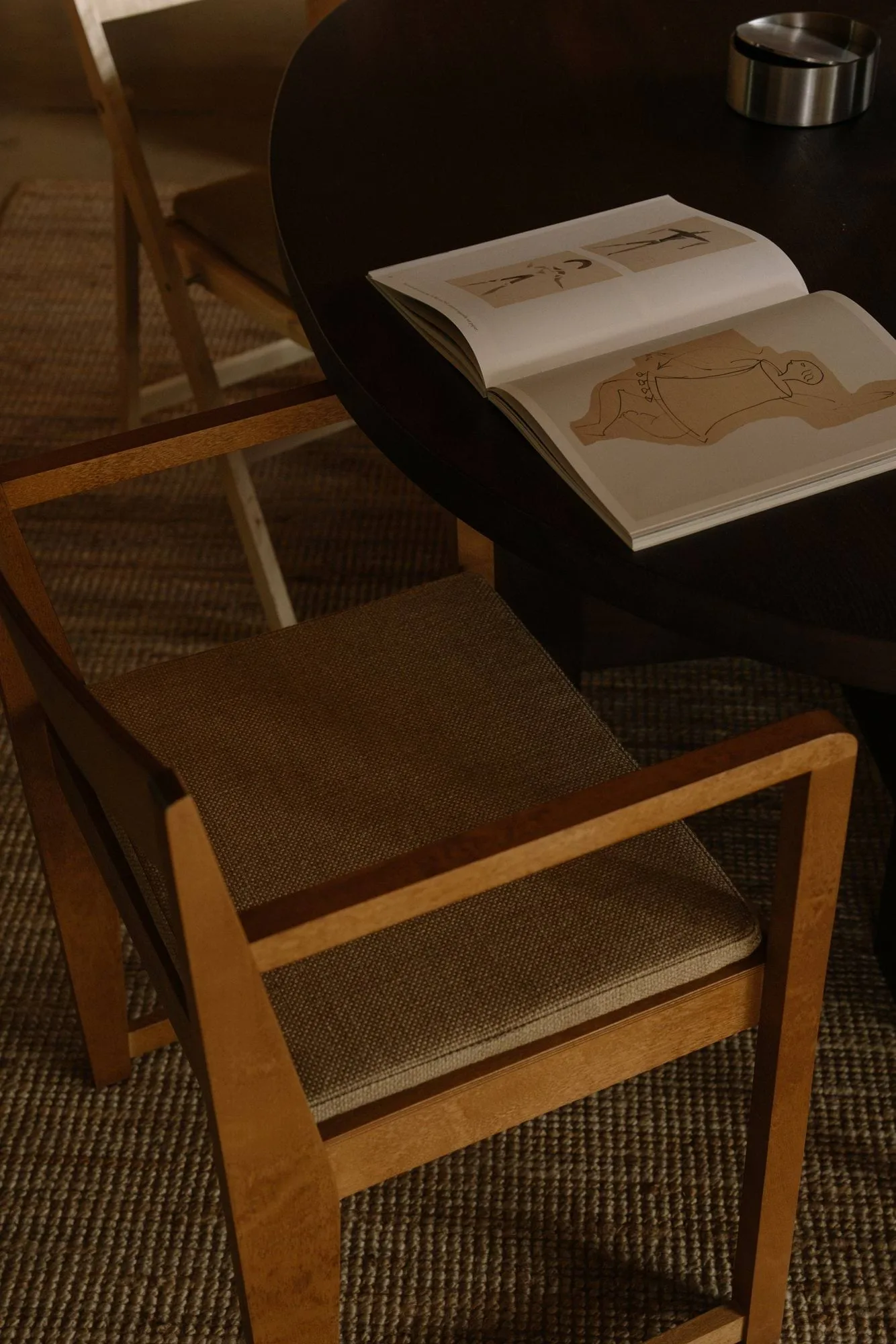 Armrest Chair 01 Sitzkissen für Armlehnstuhl, Camel, 47x37x4 cm FRAMA