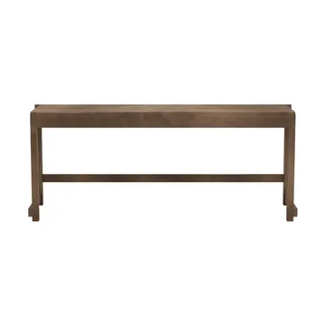 Bench 01 Bank - Dunkelbraune Birke, 114,6x37x46 cm - FRAMA