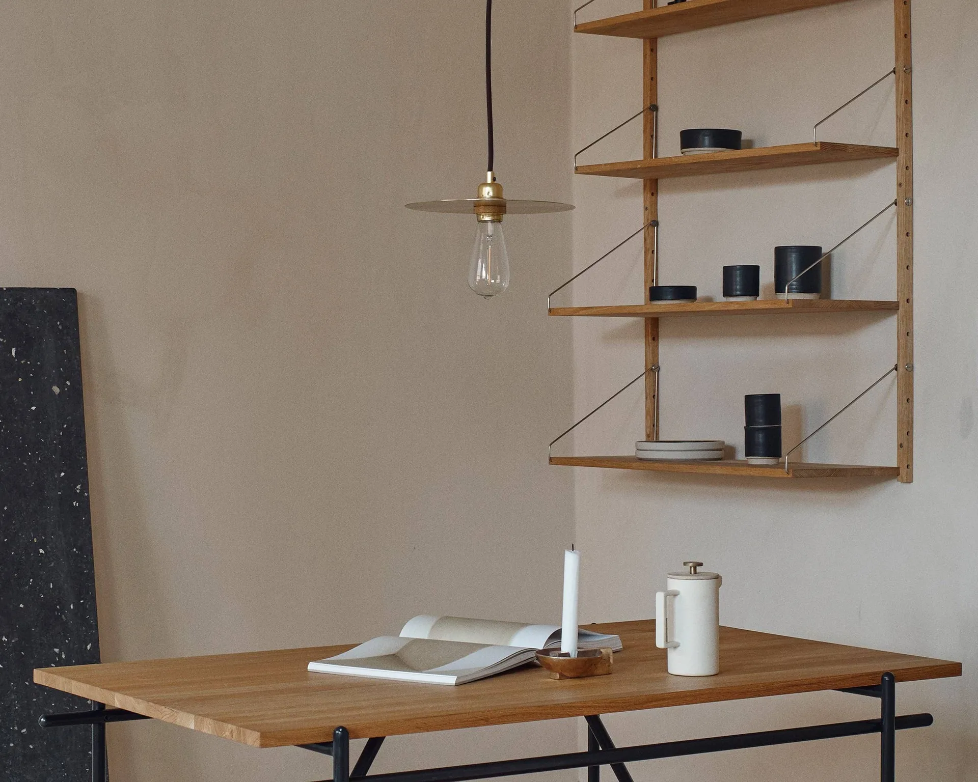 Circle Shade Pendelleuchte, Messing, Ø25 cm FRAMA