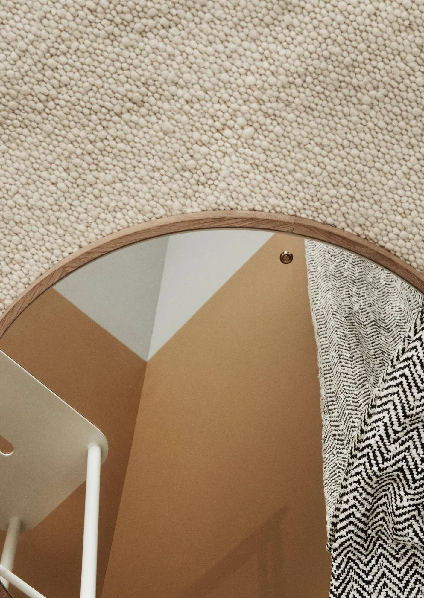 CM Circle Spiegel, Eiche, medium, Ø60 cm FRAMA