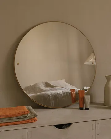 CM Circle Spiegel - Eiche, medium, Ø60 cm - FRAMA