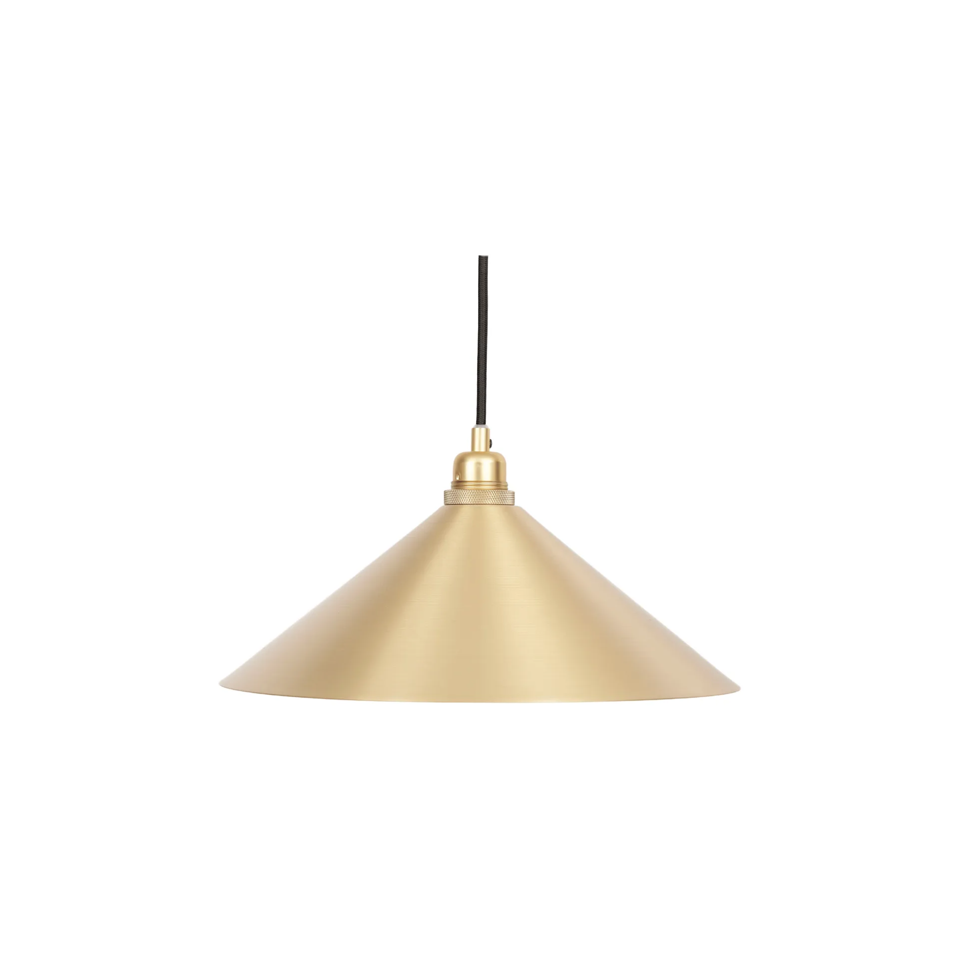 Cone Shade Pendelleuchte, Brass, medium, Ø36 cm FRAMA