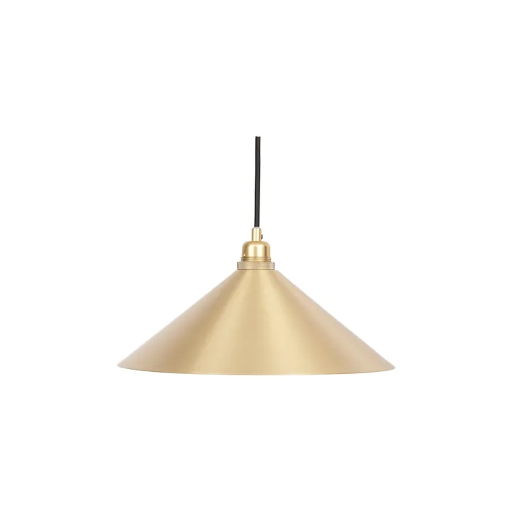 Cone Shade Pendelleuchte - Brass, medium, Ø36 cm - FRAMA