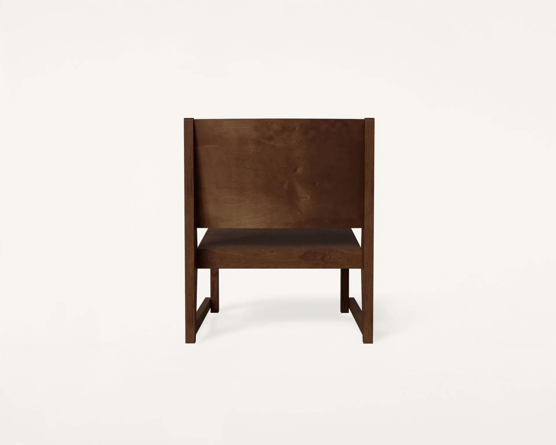 Easy Chair 01 Loungesessel, Dunkelbraune Birke FRAMA