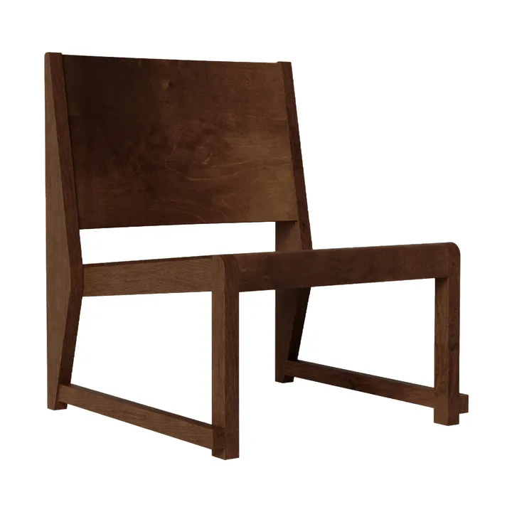 Easy Chair 01 loungestol - Dunkelbraune Birke - FRAMA