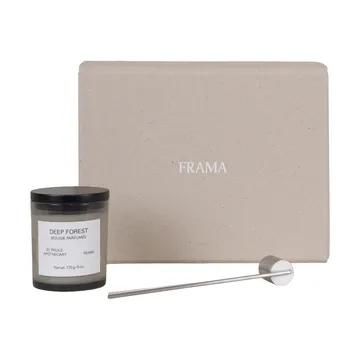 FRAMA Geschenkset Duftkerze + Kerzenlöscher - Deep Forest - FRAMA