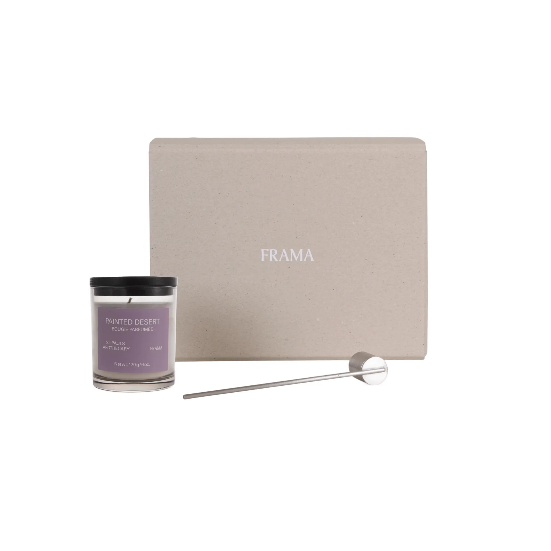 FRAMA Geschenkset Duftkerze + Kerzenlöscher, Painted Desert FRAMA