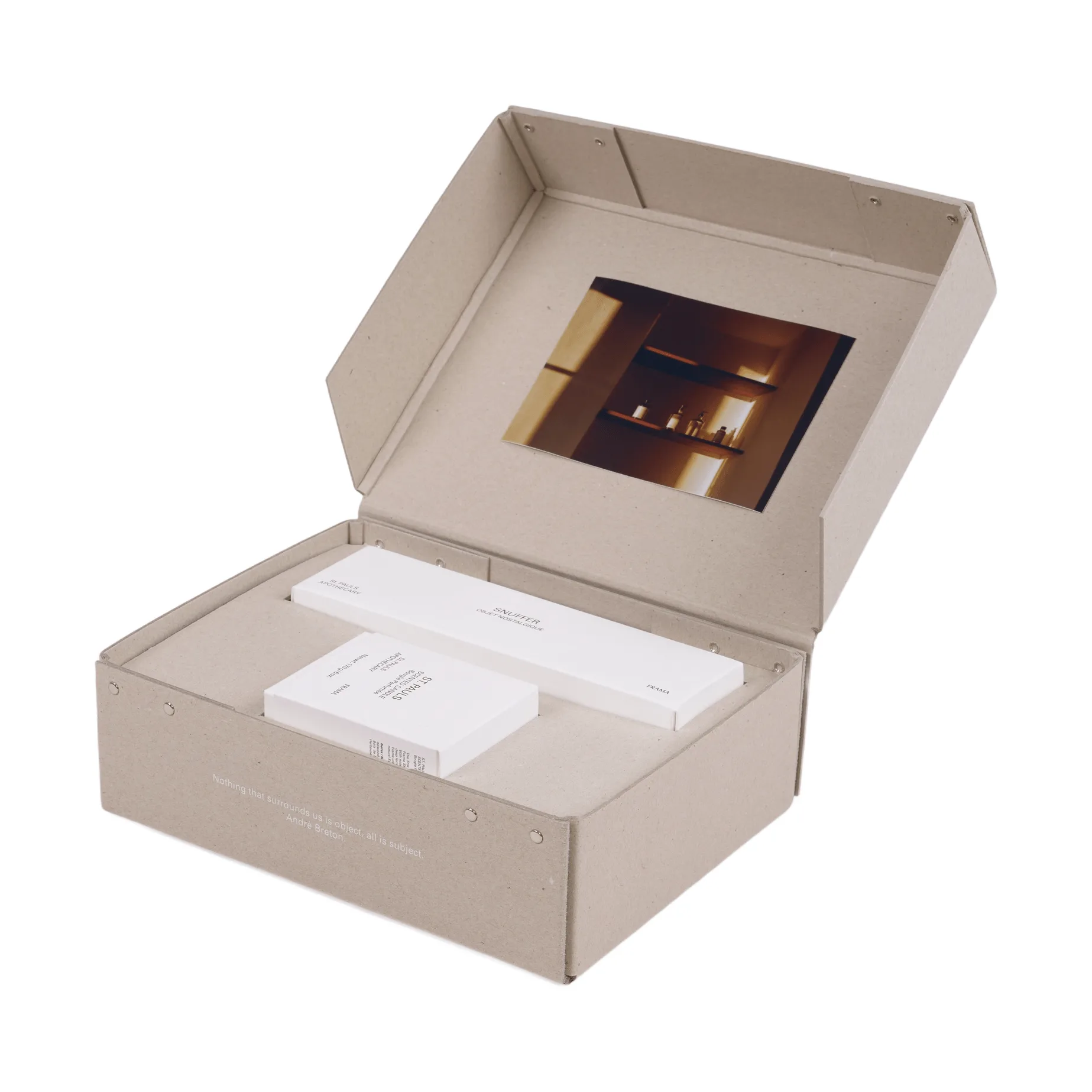 FRAMA Geschenkset Duftkerze + Kerzenlöscher, St. Pauls FRAMA