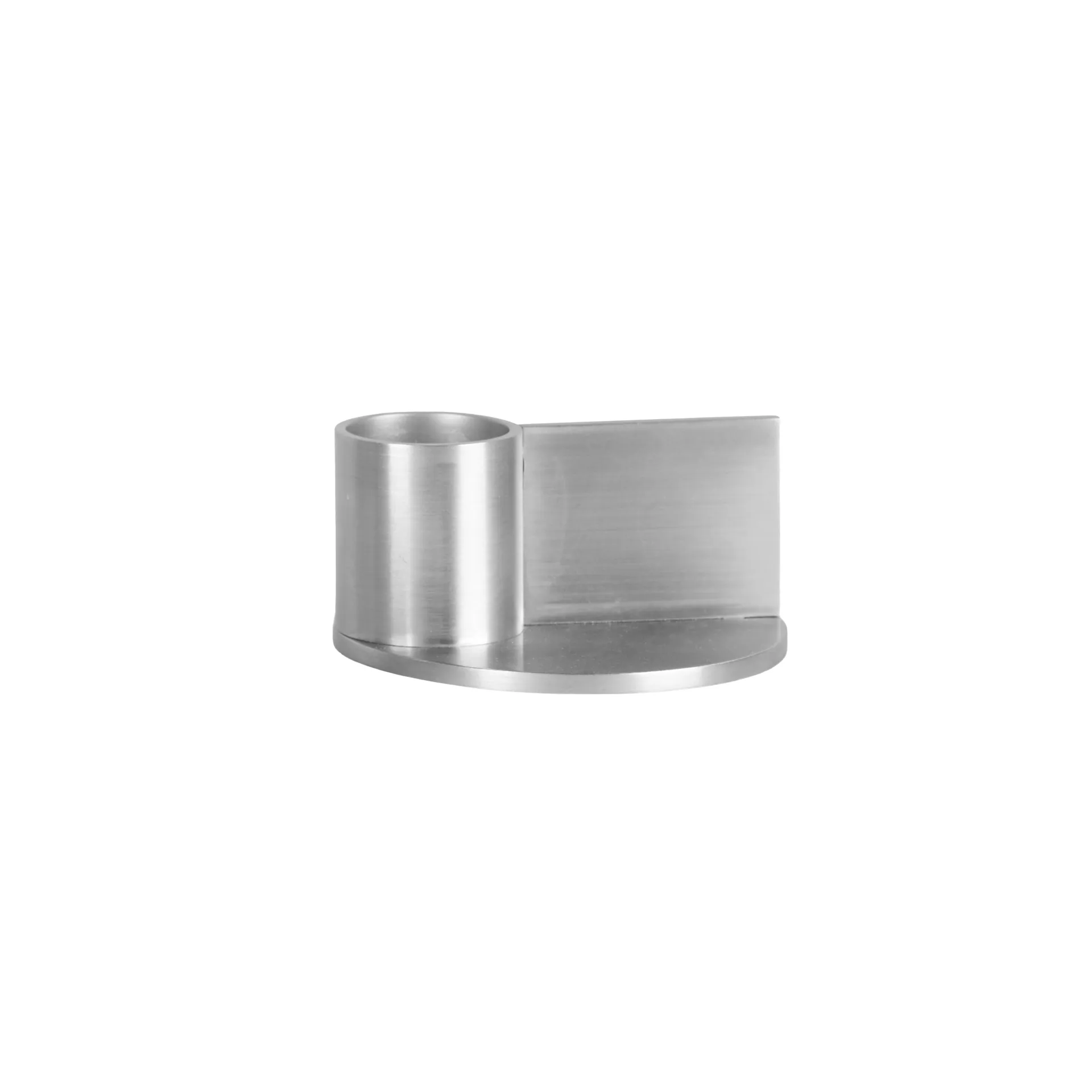 Fundament Kerzenständer, Form 1, Edelstahl, 6x6x3 cm FRAMA