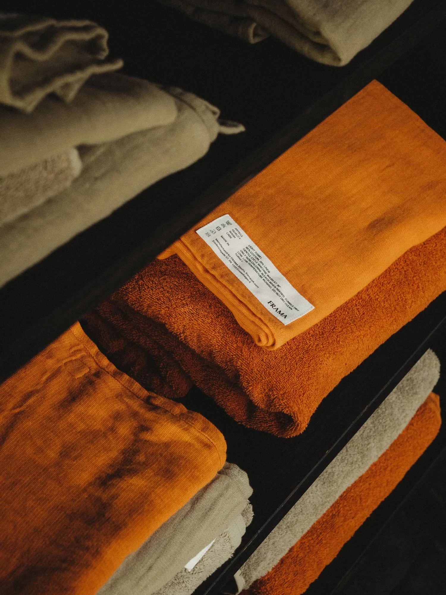 Light Towel Badetuch 150x100 cm, Burnt orange (orange) FRAMA