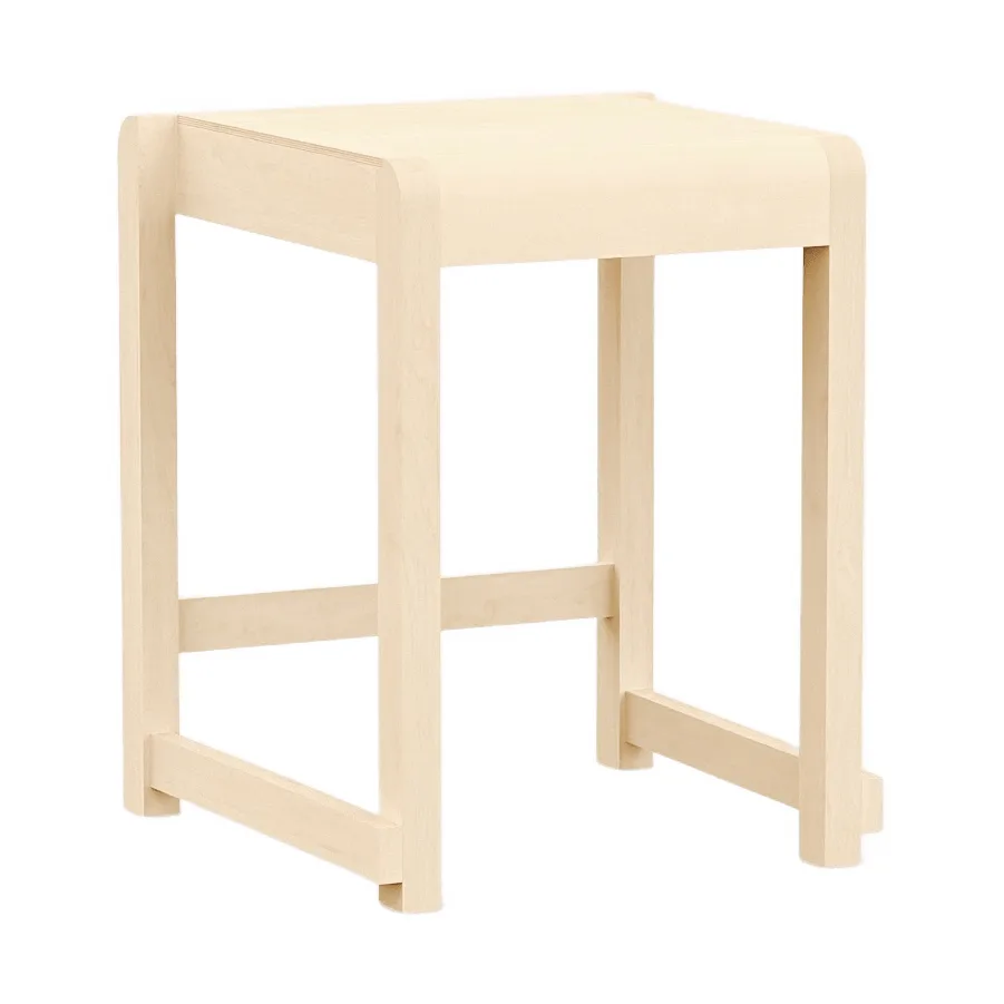 Low Stool 01 Hocker, Birke FRAMA