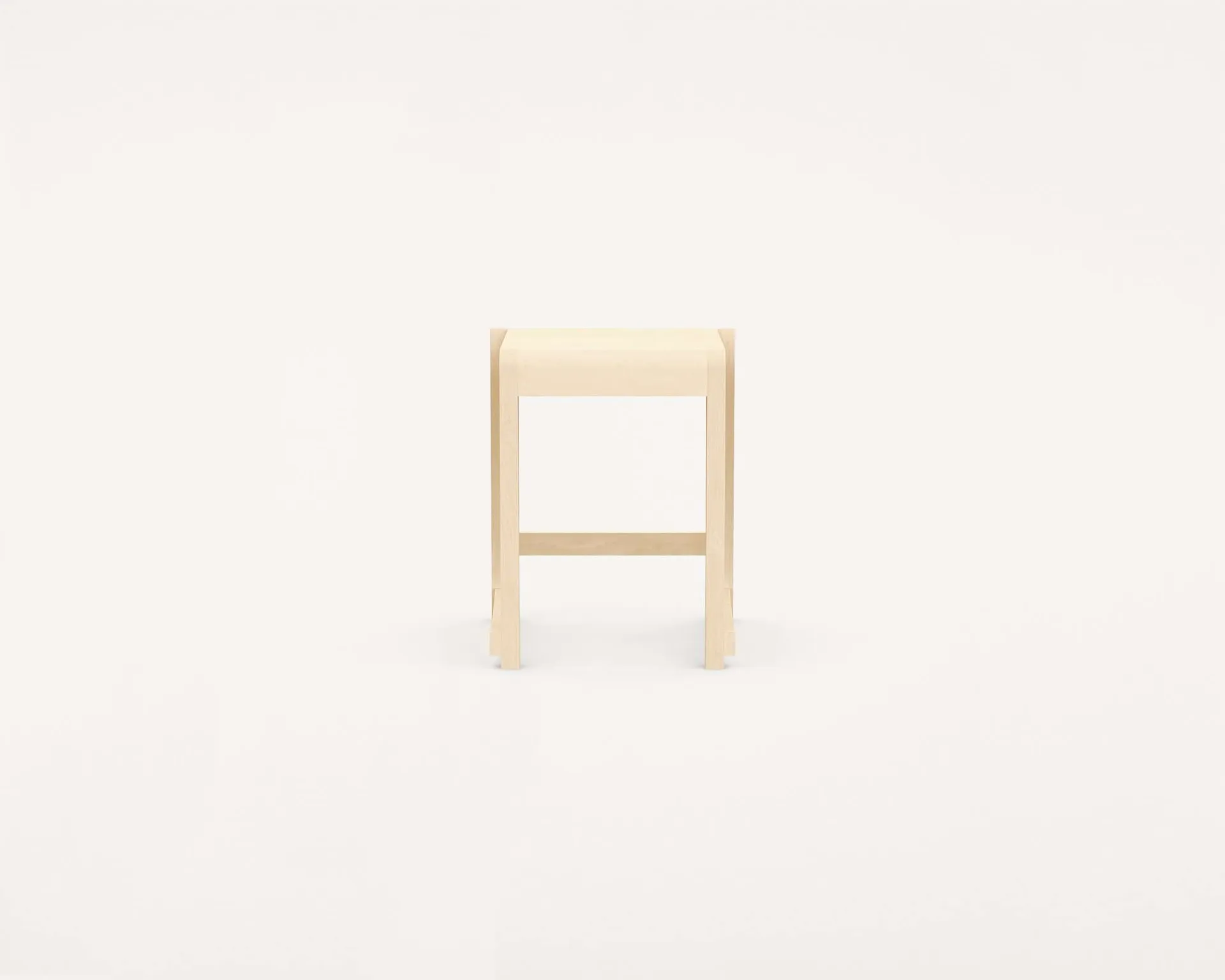 Low Stool 01 Hocker, Birke FRAMA